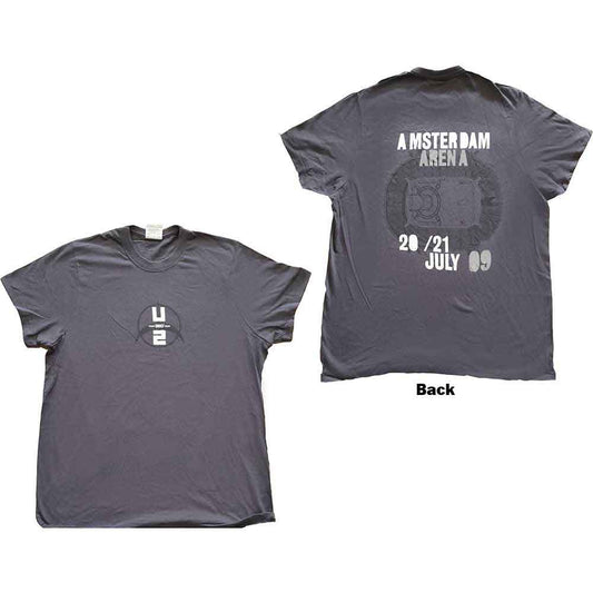 U2 | 360 Degree Tour Amsterdam 2009 - T-Shirt Grey