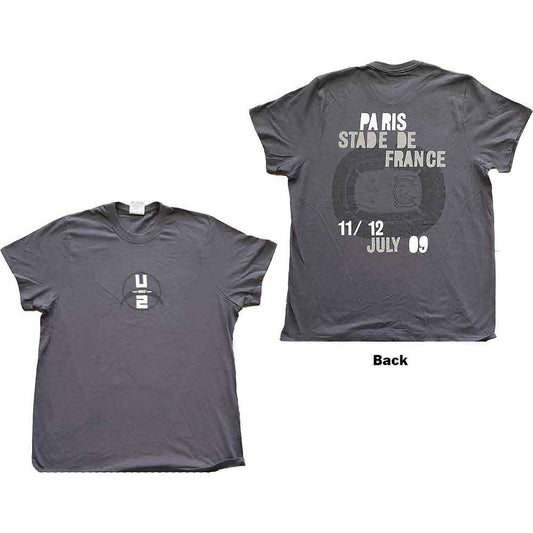 U2 | 360 Degree Tour Paris 2009 - T-Shirt Grey