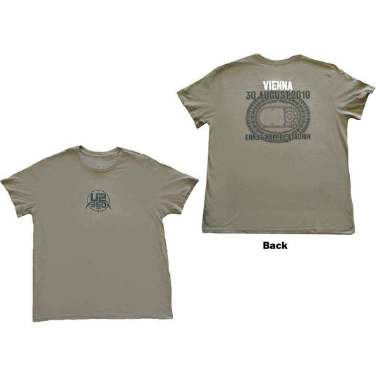 U2 | 360 Degree Tour Vienna 2010 - T-Shirt Green