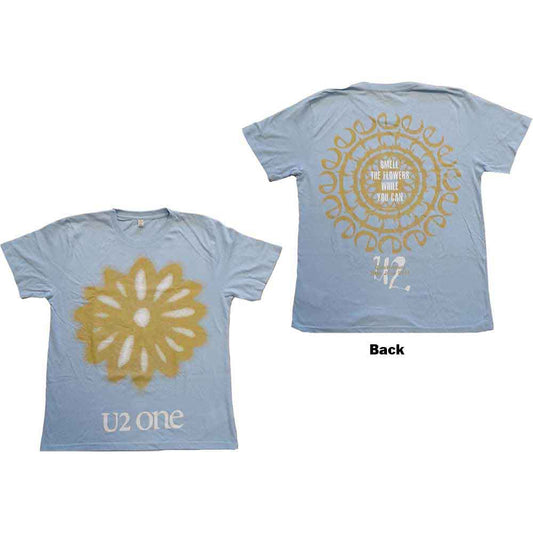 U2 | Glastonbury 2011 Smell the Flowers - T-Shirt Blue