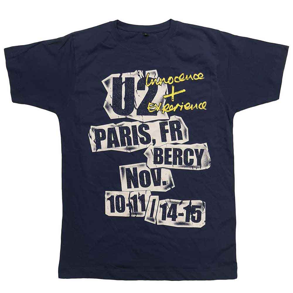 U2 | I+E Paris Event 2015 - T-Shirt Blue
