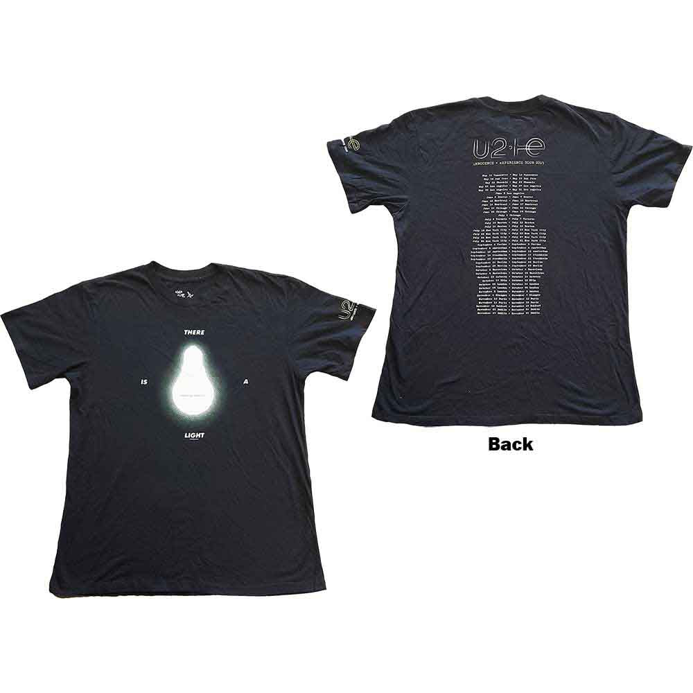 U2 | I+E Tour 2015 There Is A Light - T-Shirt Black