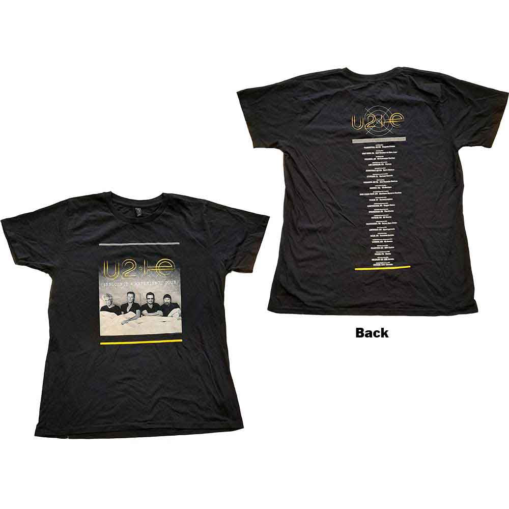 U2 | I+E Tour Bed Photo - T-Shirt Black