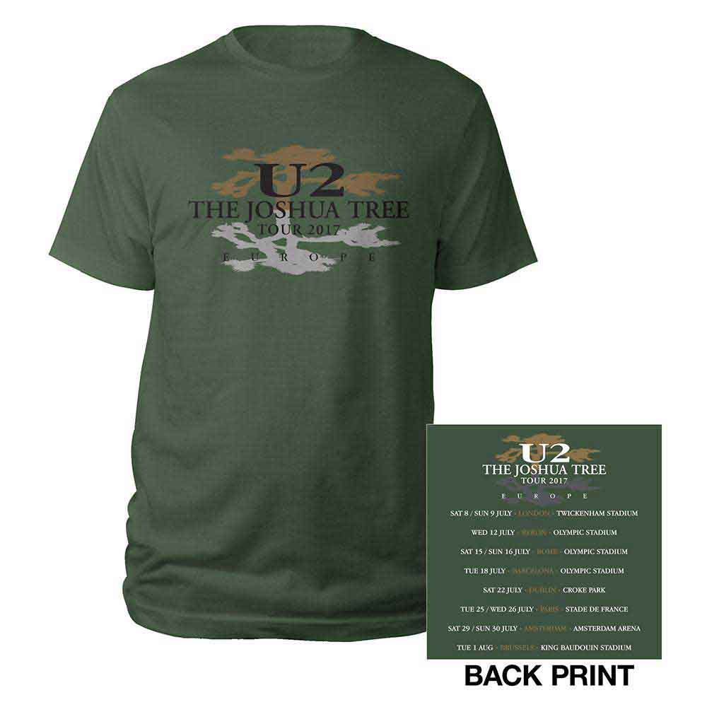 U2 | Joshua Tree Logo 2017 - T-Shirt Green
