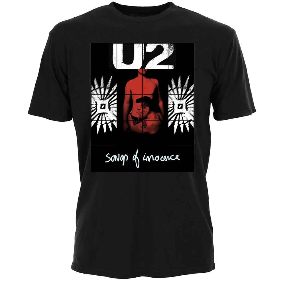 U2 | Songs of Innocence Red Shade - T-Shirt Black