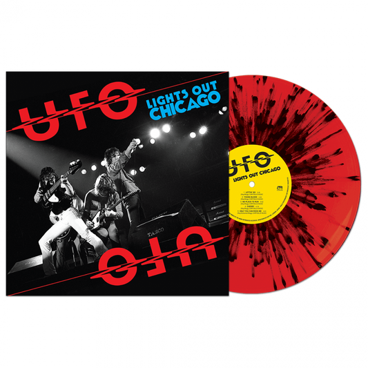 Ufo | Lights Out IN Chicago (Limited Edition,Colored Vinyl, Red & Black Splatter) - Vinyl