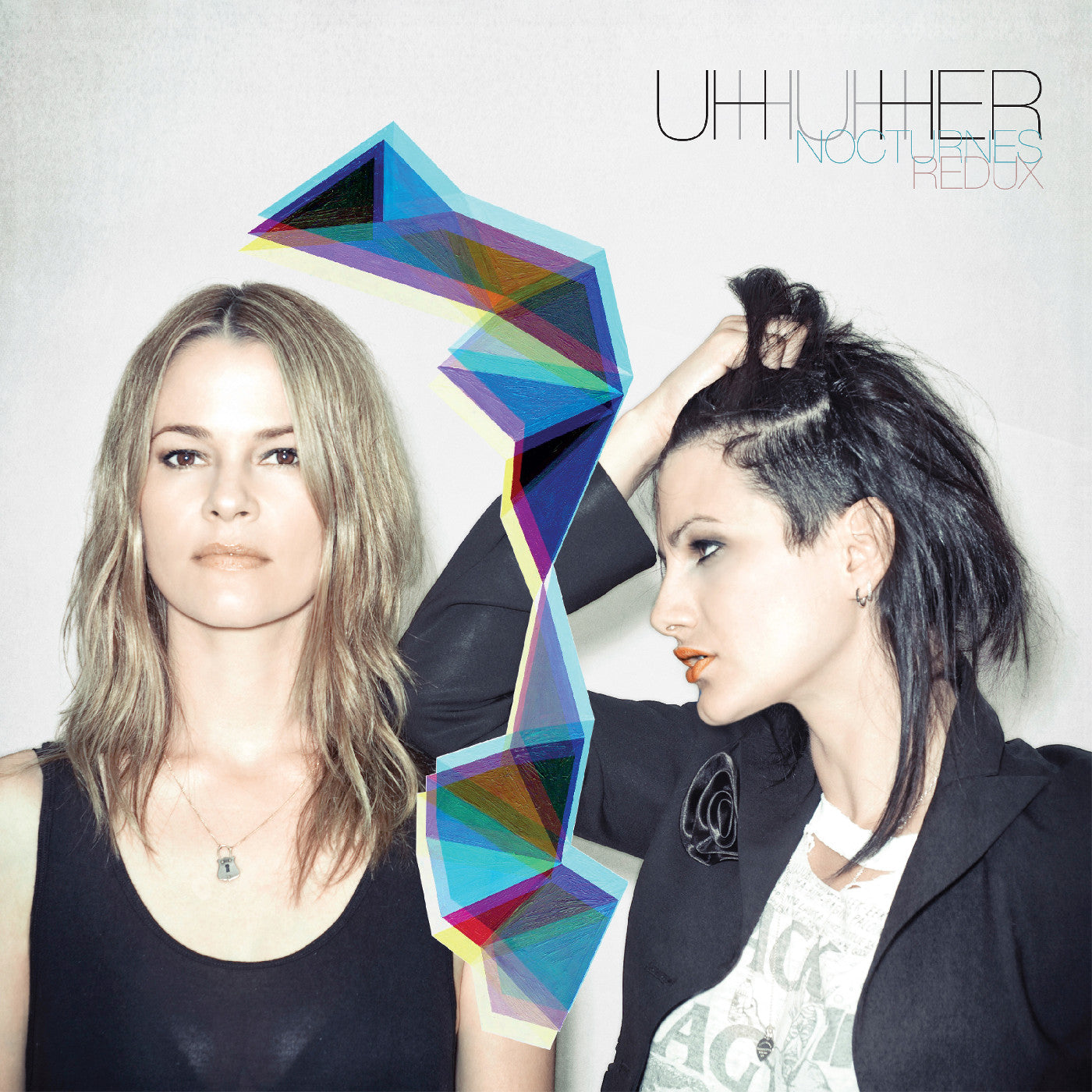 Uh Huh Her | Nocturnes: Redux (Goth Confetti Vinyl) - Vinyl