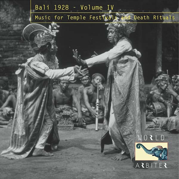Va | Bali 1928, Vol. IV: Music for Temple Festivals and Death Rituals - CD