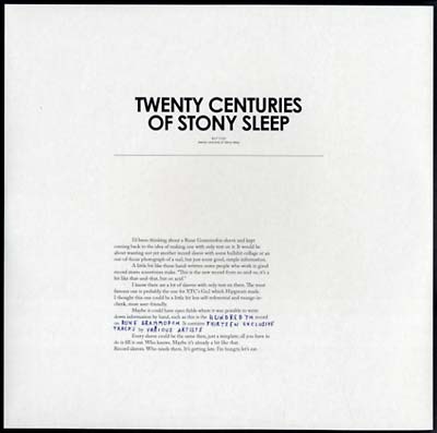 Va | Twenty Centuries Of Stony Sleep - Vinyl