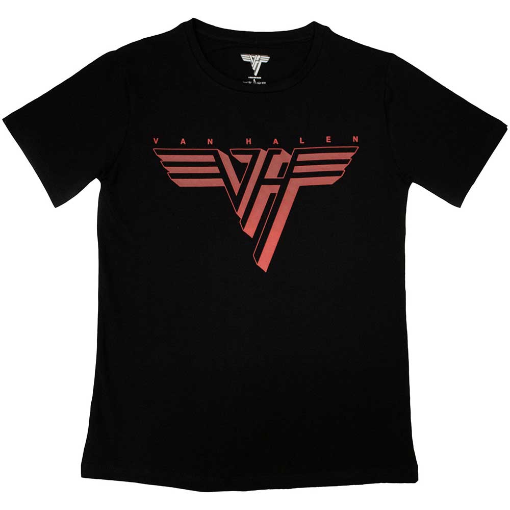 Van Halen | Classic Red Logo - T-Shirt Black