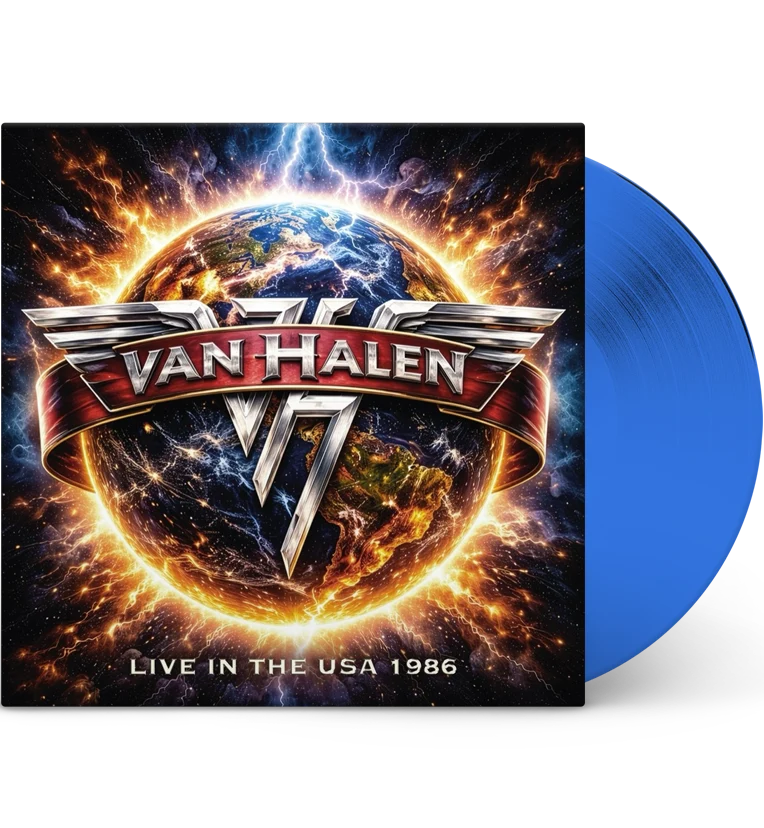 Van Halen | Live In The USA 1986. FM Radio Broadcast (Limited Edition, Blue Colored Vinyl) [Import] - Vinyl