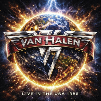 Van Halen | Live In The USA 1986. FM Radio Broadcast (Limited Edition, Blue Colored Vinyl) [Import] - Vinyl
