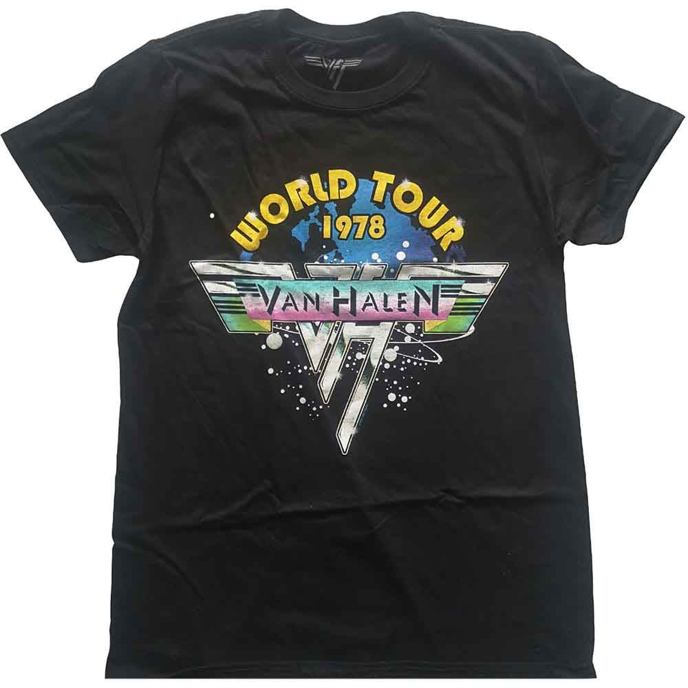 Van Halen | World Tour '78 Full Colour - Black