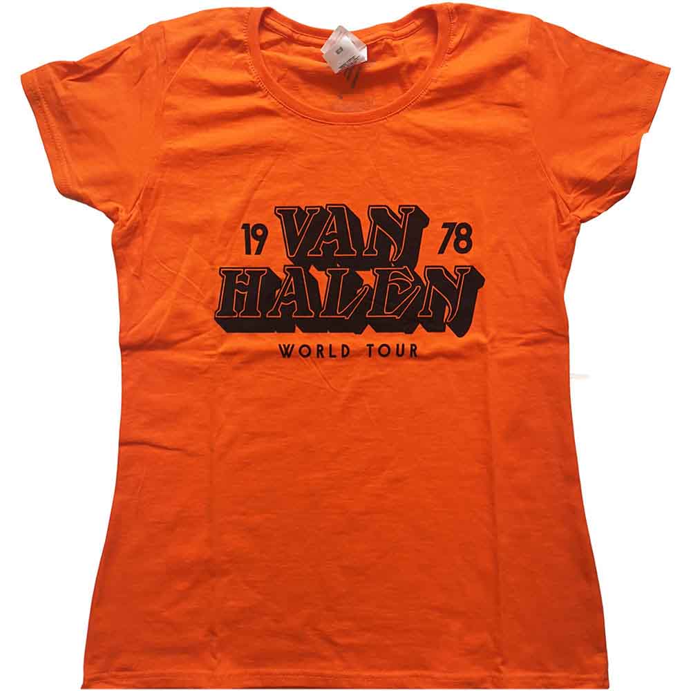 Van Halen | World Tour '78 - T-Shirt Orange
