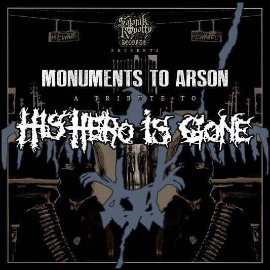 Various Artists | Monuments To Arson: A Tribute To His Hero Is Gone (BLACK & WHITE MARBLE VINYL) - Vinyl