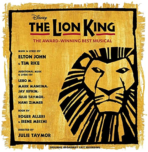 Various Artists | The Lion King: Original Broadway Cast [Yellow/Black Splatter 2 LP] - Vinyl