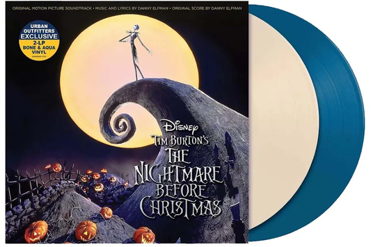 Various Artists | The Nightmare Before Christmas (Original Soundtrack) (Limited Edition, Bone & Aqua Colored Vinyl) (2 Lp's) - Vinyl