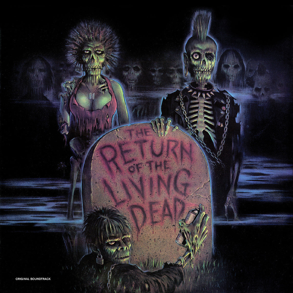 Various Artists | The Return Of The Living Dead--Original Soundtrack (Radioactive Green With Brown Tarman Splatter Vinyl) - Vinyl