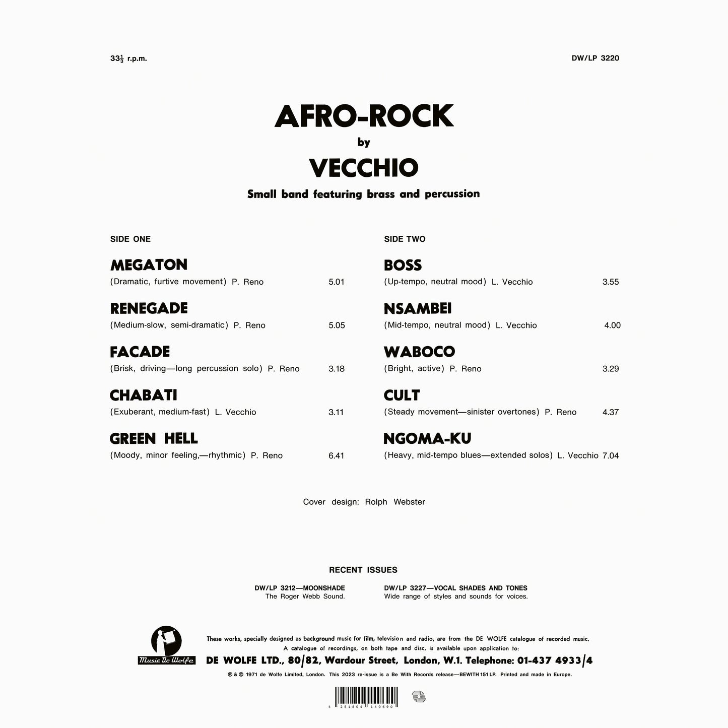 VECCHIO | Afro-Rock - Vinyl