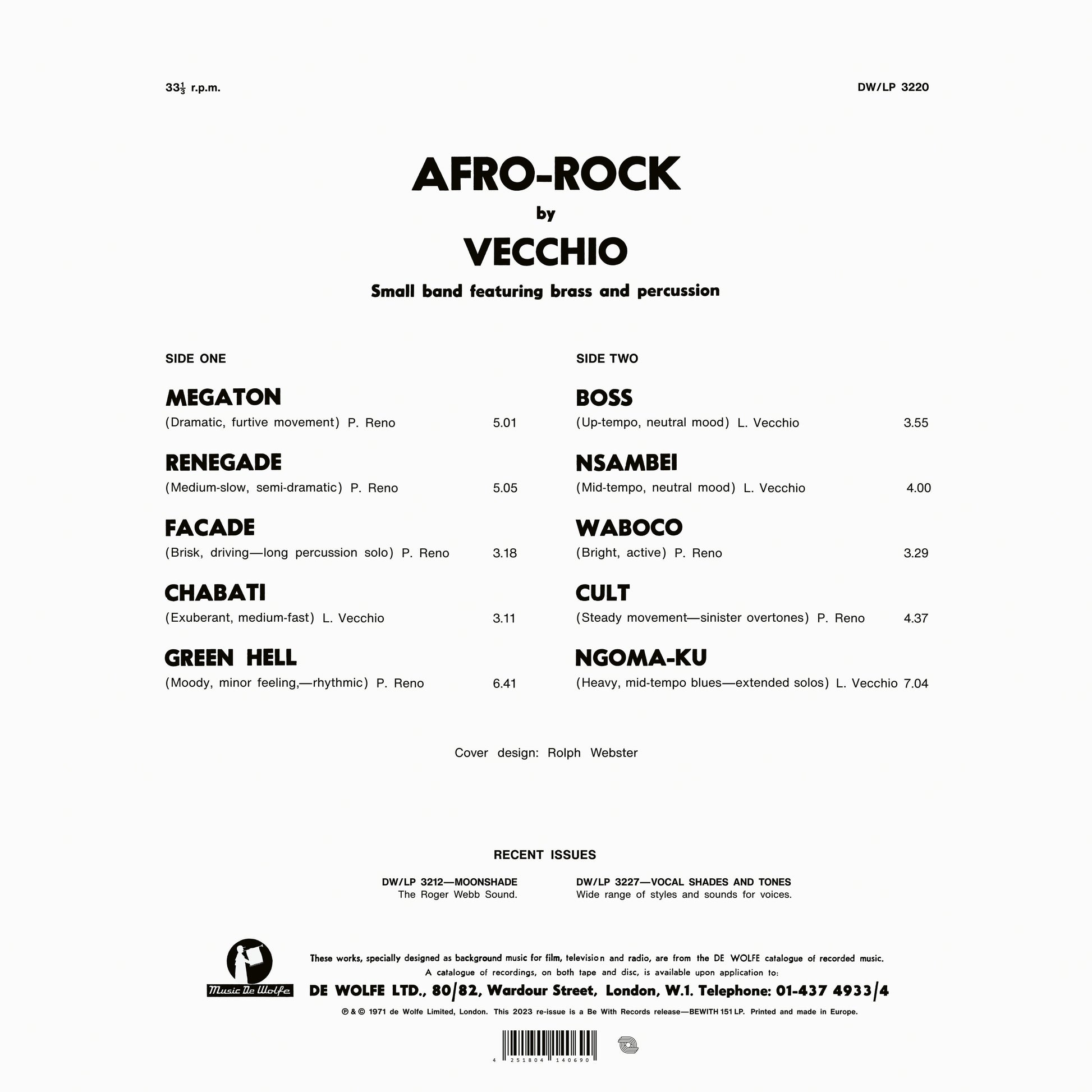 VECCHIO | Afro-Rock - Vinyl