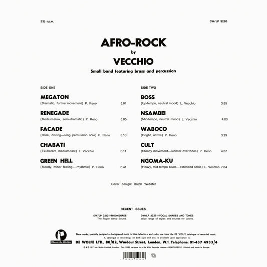 VECCHIO | Afro-Rock - Vinyl