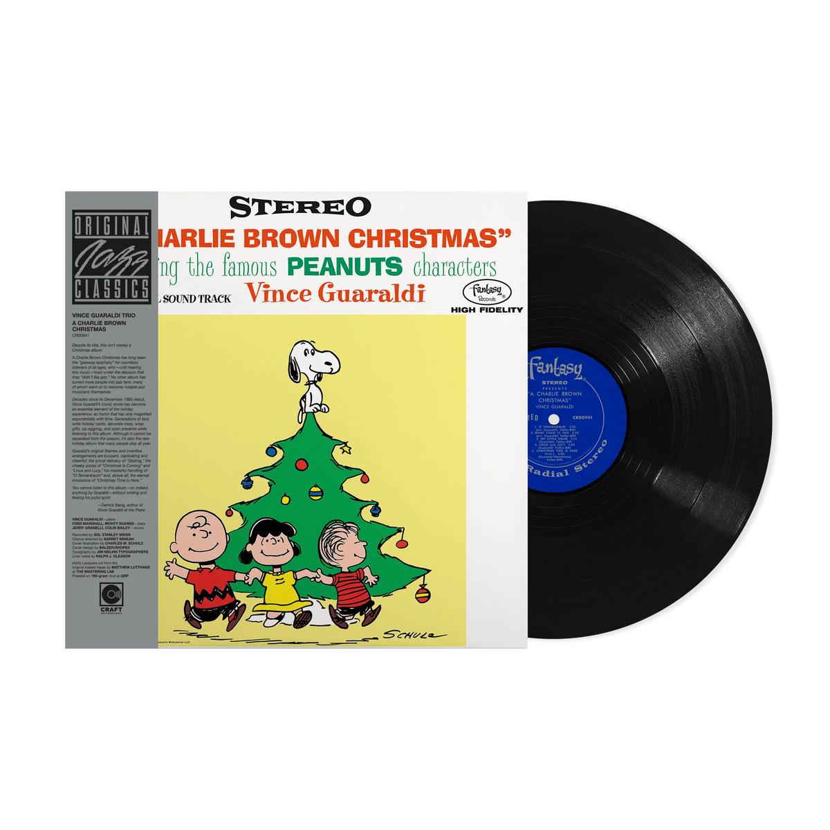 Vince Guaraldi Trio | A Charlie Brown Christmas (Original Jazz Classics Series) (180 Gram Vinyl) - Vinyl