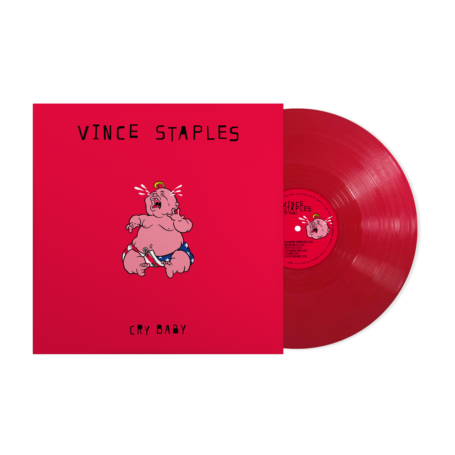 Vince Staples | Cry Baby (Indie Exclusive) [Red LP] - Vinyl