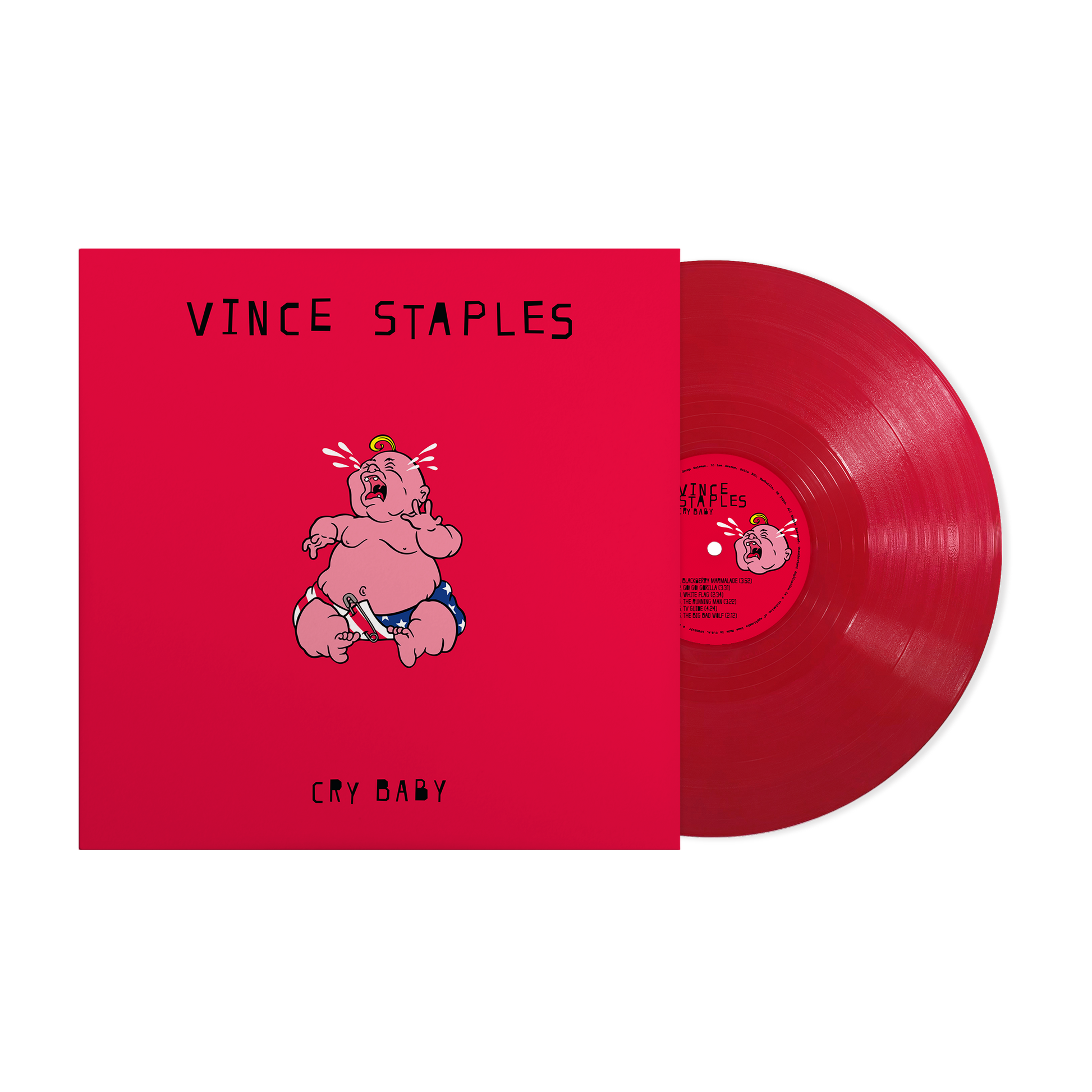 Vince Staples | Cry Baby (Indie Exclusive) [Red LP] - Vinyl
