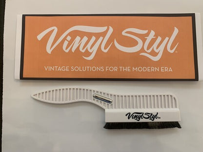 Vinyl Styl | Vinyl Styl® Premium Conductive Anti-Static Record Cleaning Brush (White) - Cleaning Brush