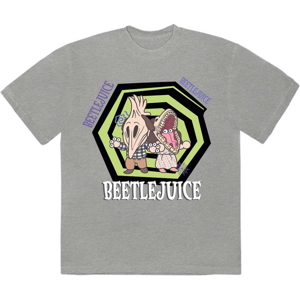Warner Bros | Beetlejuice Spiral - T-Shirt Grey