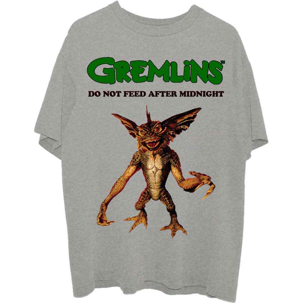 Warner Bros | Gremlins Stripe Do Not Feed - T-Shirt Grey