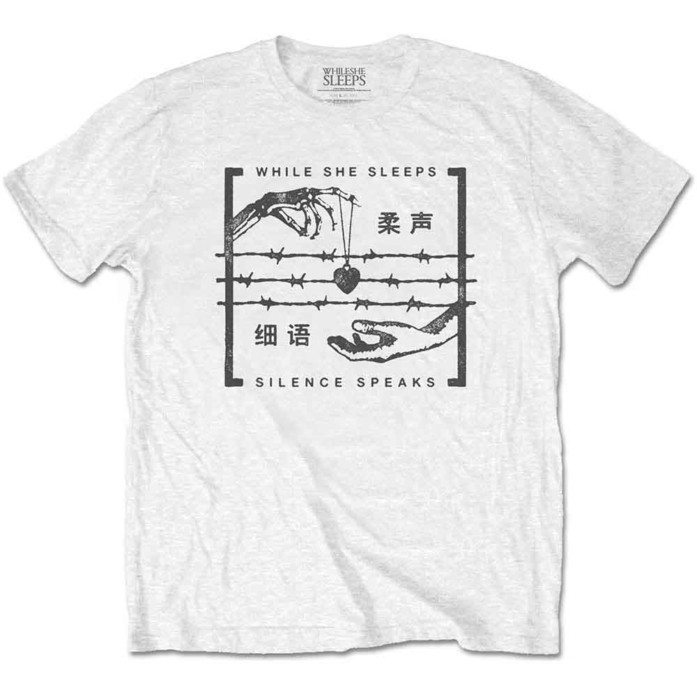While She Sleeps | Silence Speaks - T-Shirt White