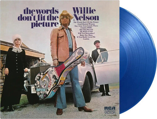 Willie Nelson | Words Don't Fit The Picture (Limited Edition, 180 Gram Translucent Blue Colored Vinyl) [Import] - Vinyl
