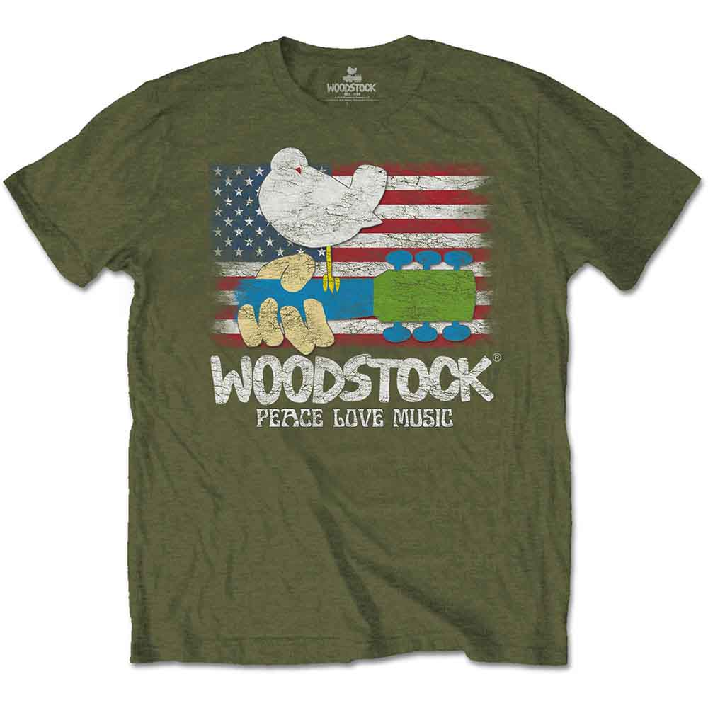 Woodstock | Flag - T-Shirt Green