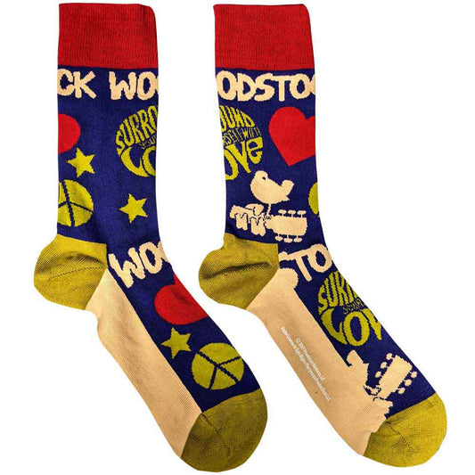 Woodstock | Surround Yourself - Socks Blue