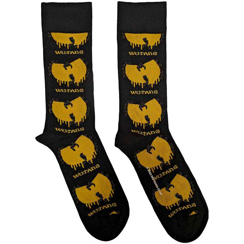 Wu-tang Clan | Dripping Logo - Socks Black
