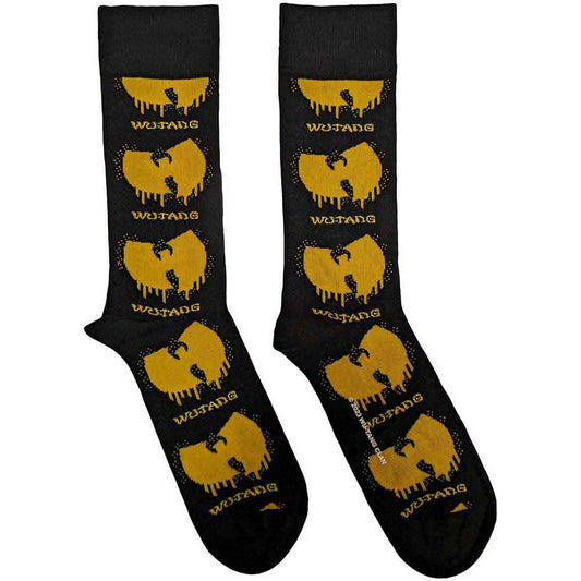 Wu-tang Clan | Dripping Logo - Socks Black