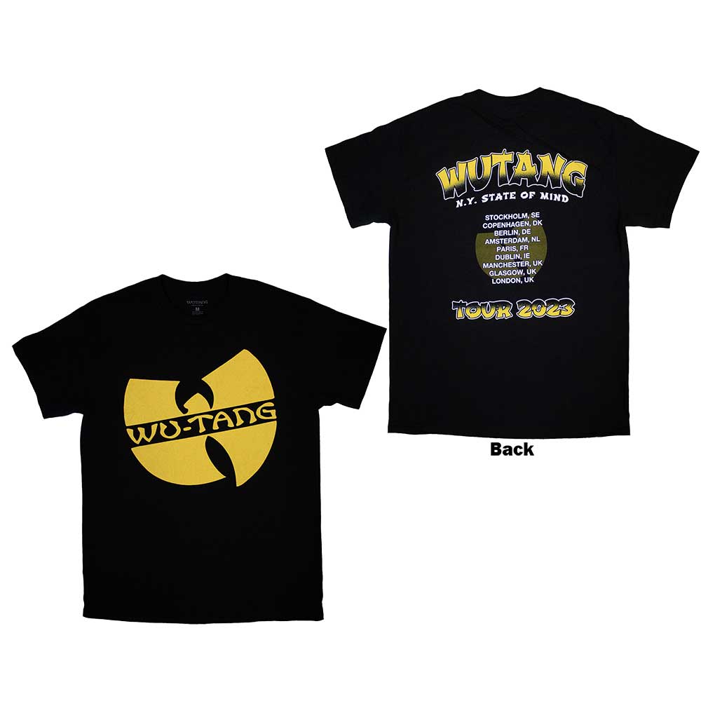 Wu-tang Clan | Tour '23 Slanted Logo State Of Mind - Black