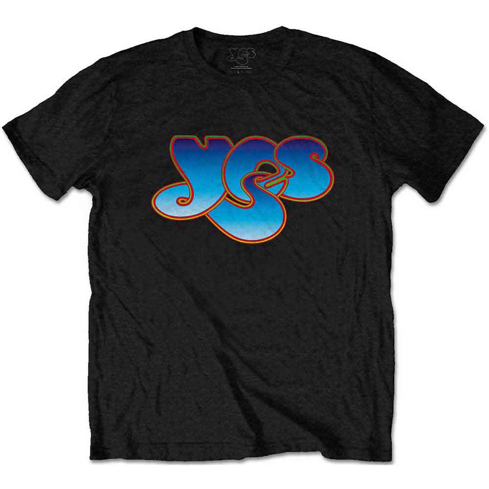 Yes | Classic Blue Logo - T-Shirt Black