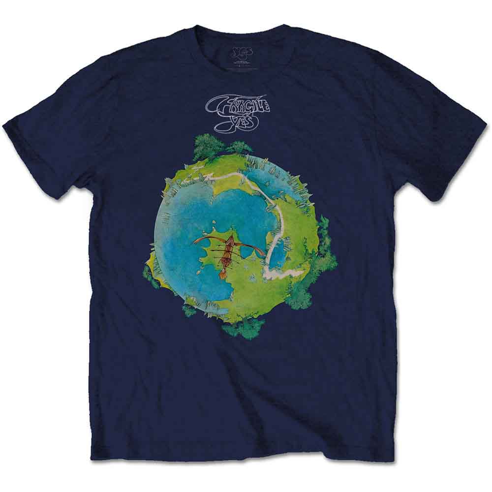 Yes | Fragile - T-Shirt Blue