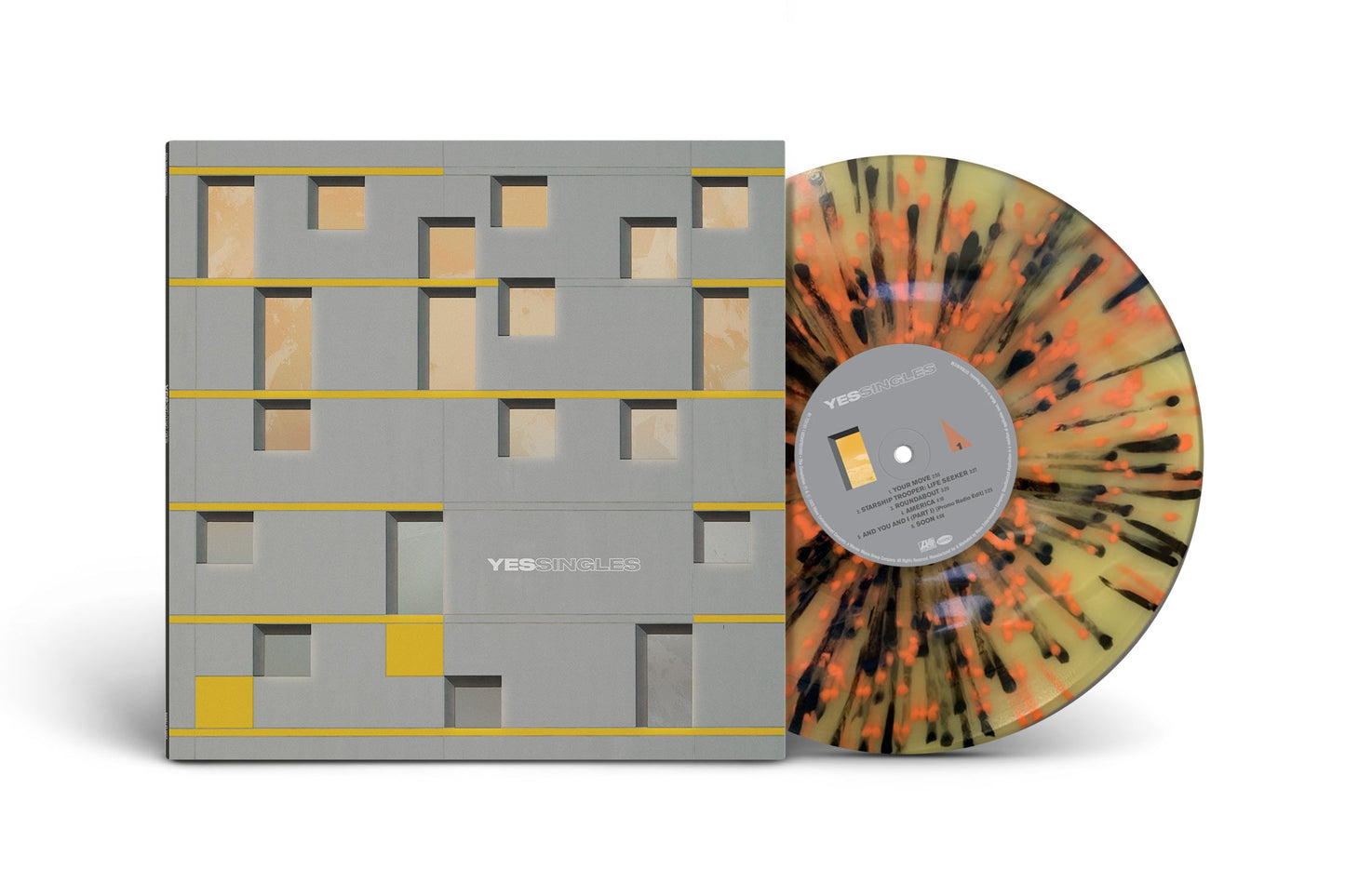 Yes | Yessingles (ROCKTOBER) (Yellow/Orange/Black Splatter Vinyl) - Vinyl