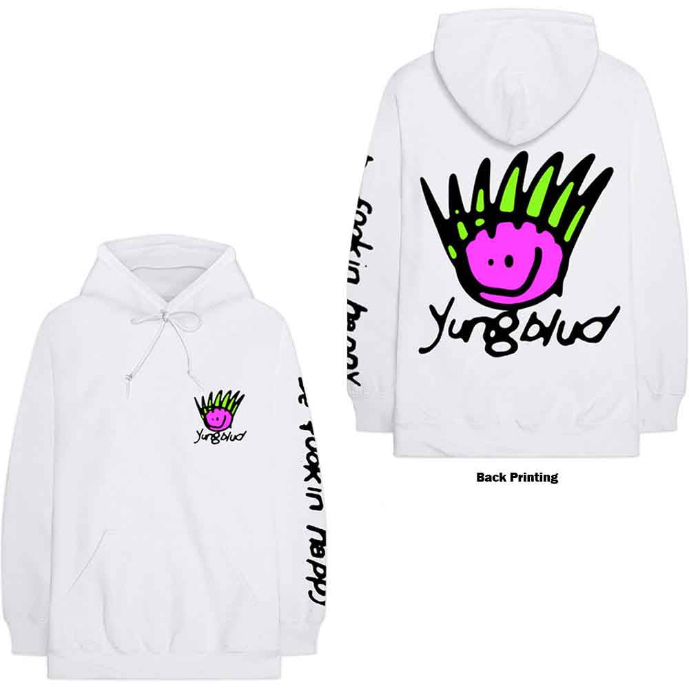 YUNGBLUD | Face - Sweatshirt White