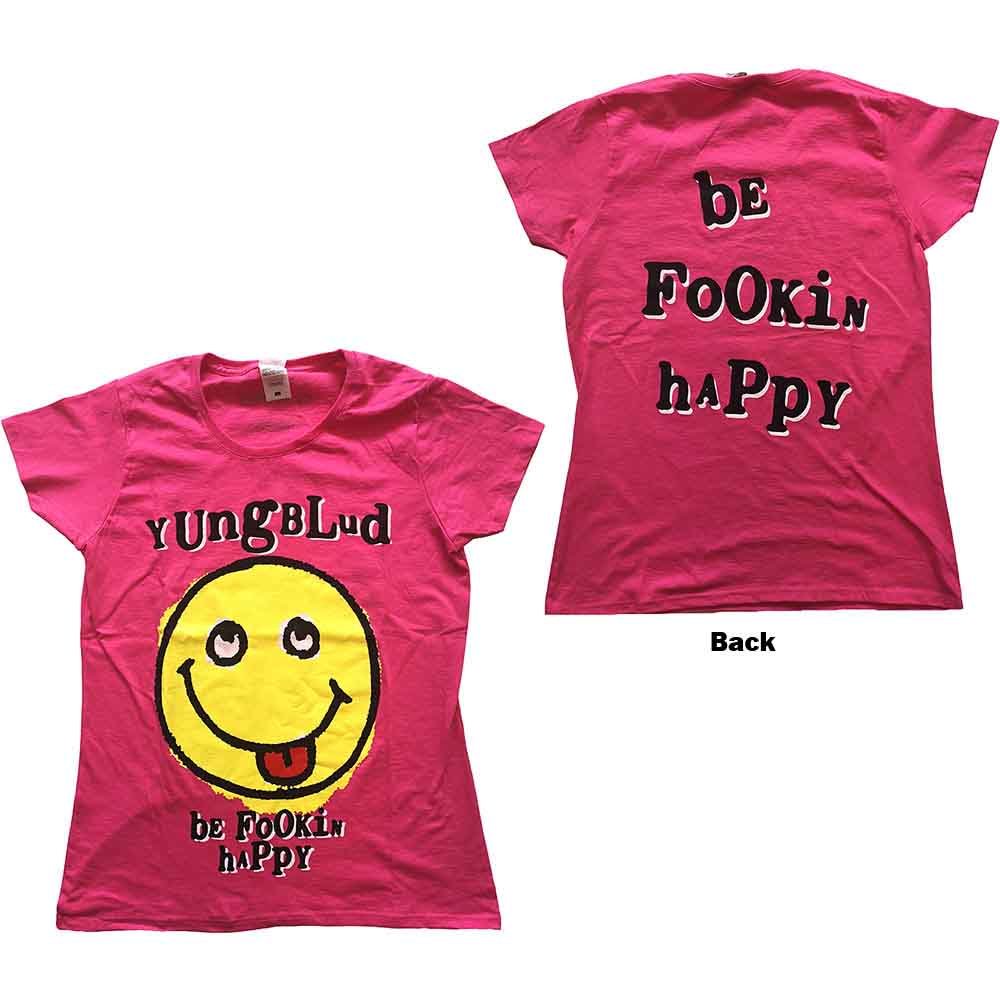 YUNGBLUD | Raver Smile - T-Shirt Pink
