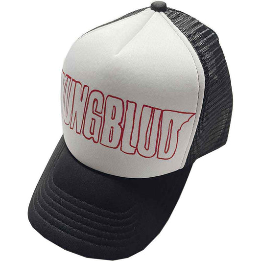 YUNGBLUD | Red Logo Outline - Hat Black