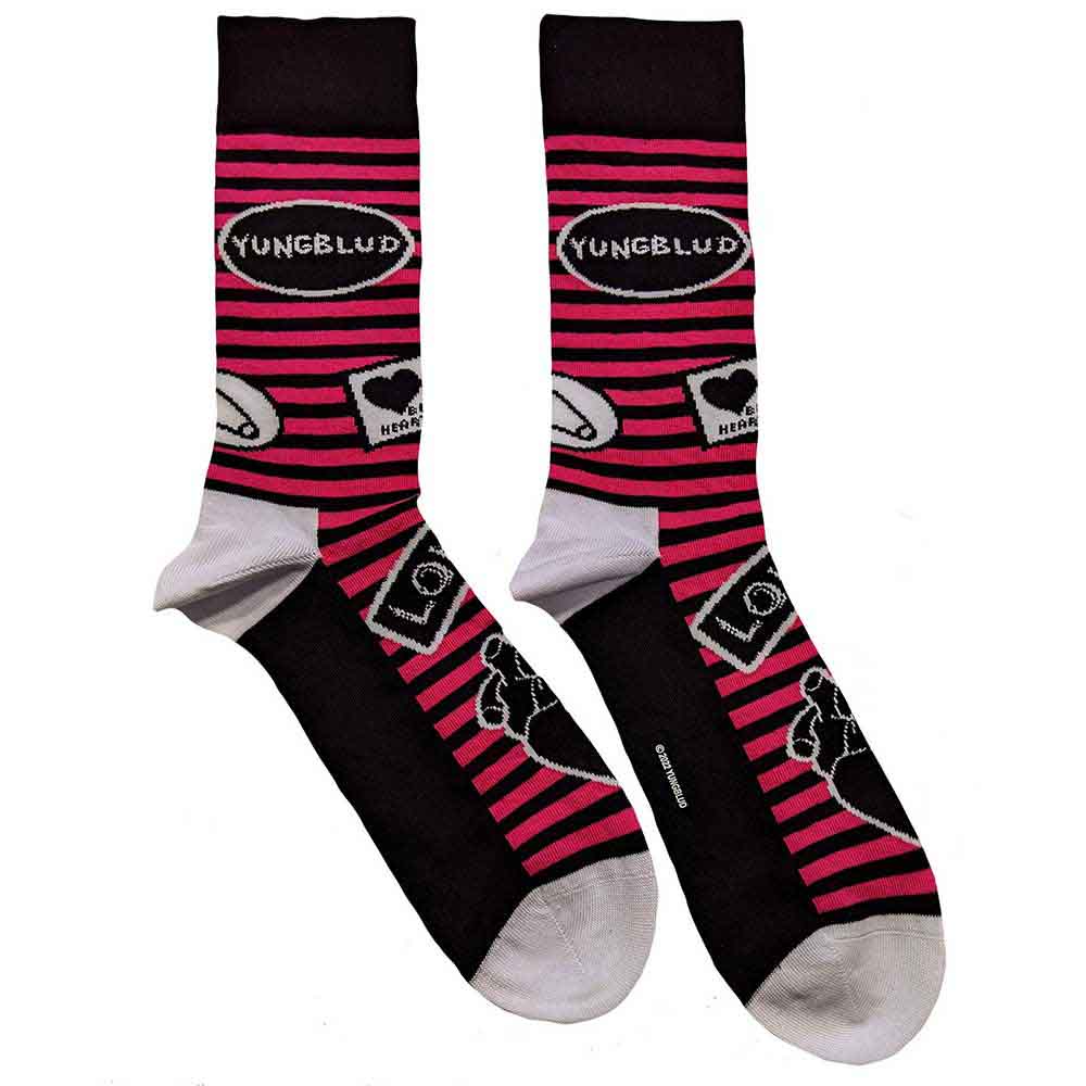 YUNGBLUD | Symbols - Socks Black
